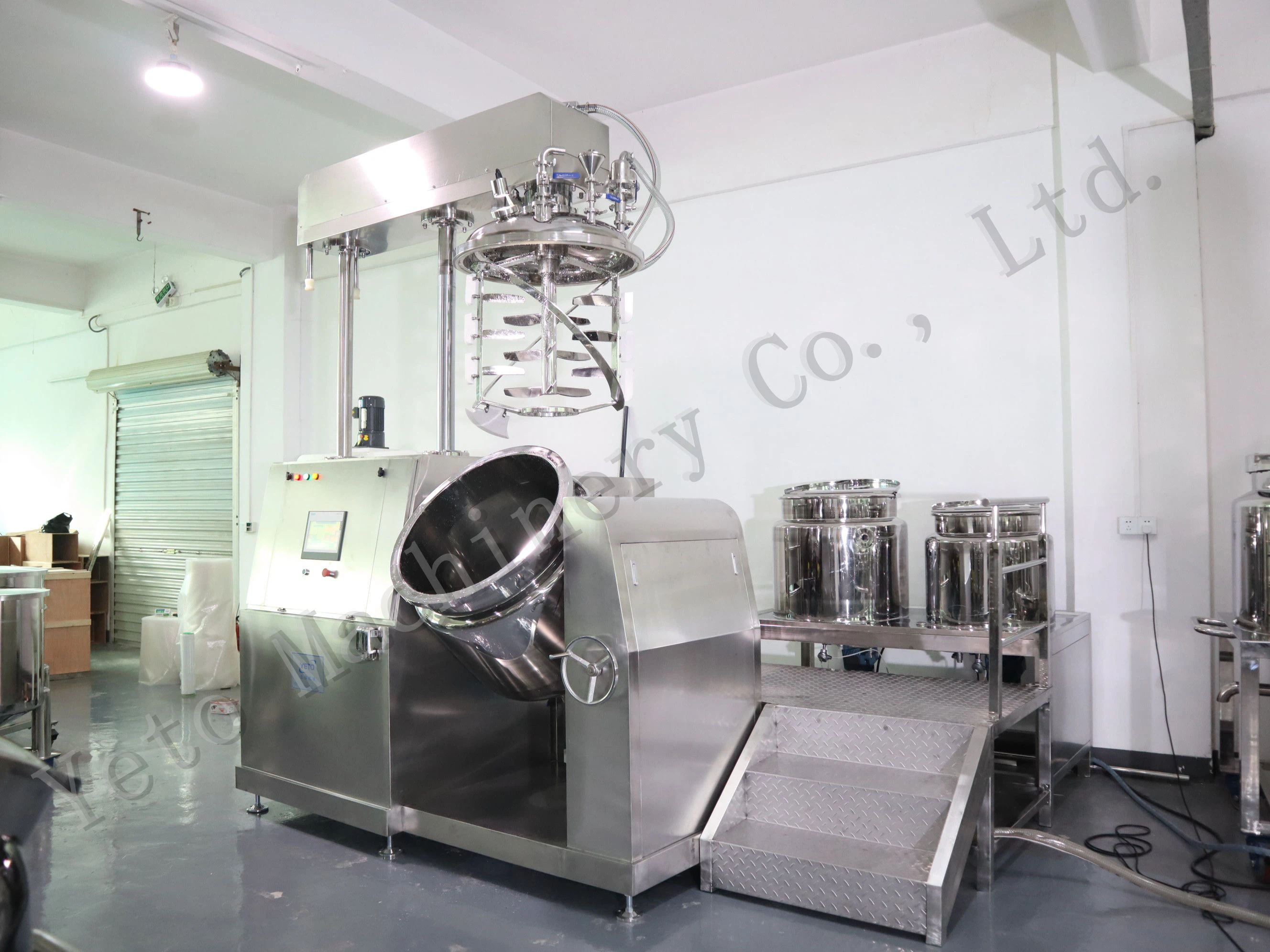Vacuum emulsifier homogenizer