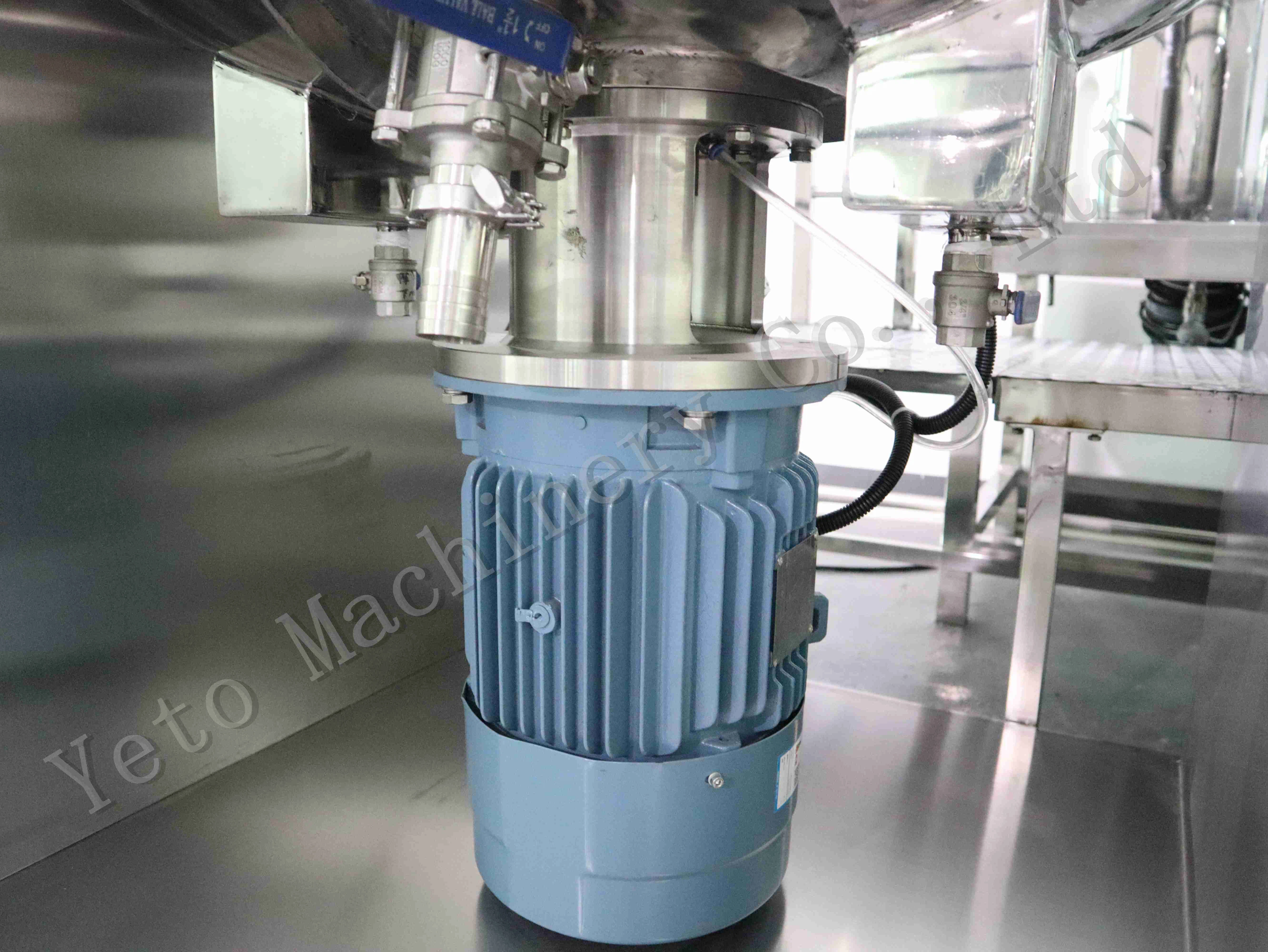 Vacuum emulsifier homogenizer mixing motor
