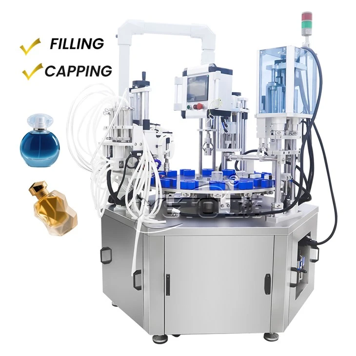 Automatic Perfume Fill Crimping Machine