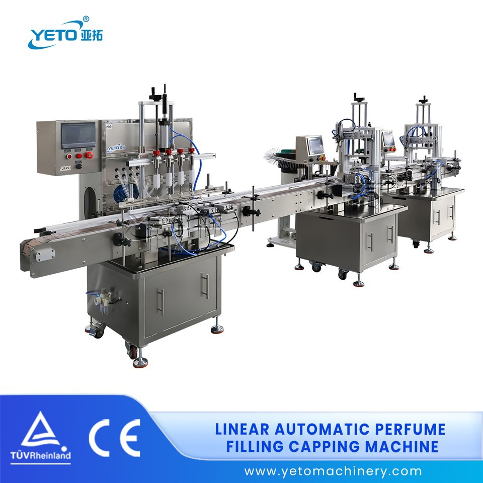 Automatic Straight Perfume Filling Crimping Line