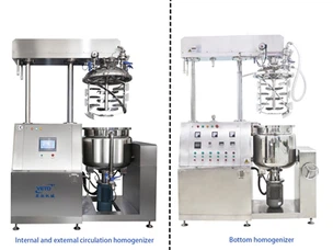 Different Homogenizer in Vacuum Emulsifier Mixing Machine