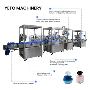 Customized Linear Automatic Perfume Filling Crimping Machine