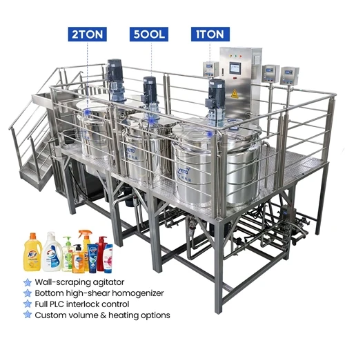 Cosmetic Mixing Tank System: A Customer Case Study By YETO Machinery