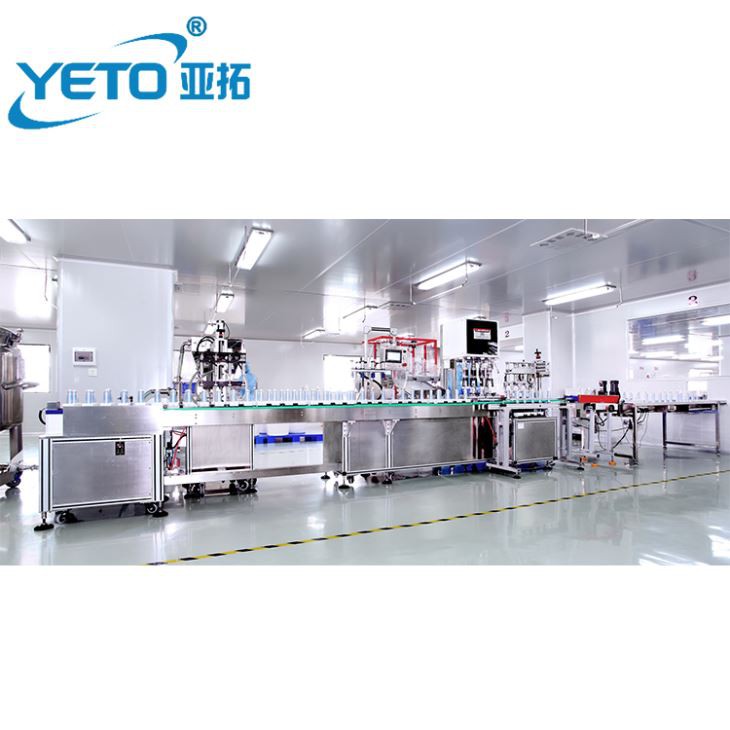 Automatic Four or Six Heads Shampoo Filling Machine with Servo Motor