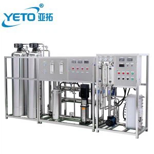 Sus 304 2T One Stage Two Tanks Industrial Reverse Osmosis Water Softening Treatment Equipment