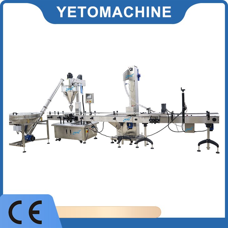 Automatic Powder Filling Cap Pressing Machine