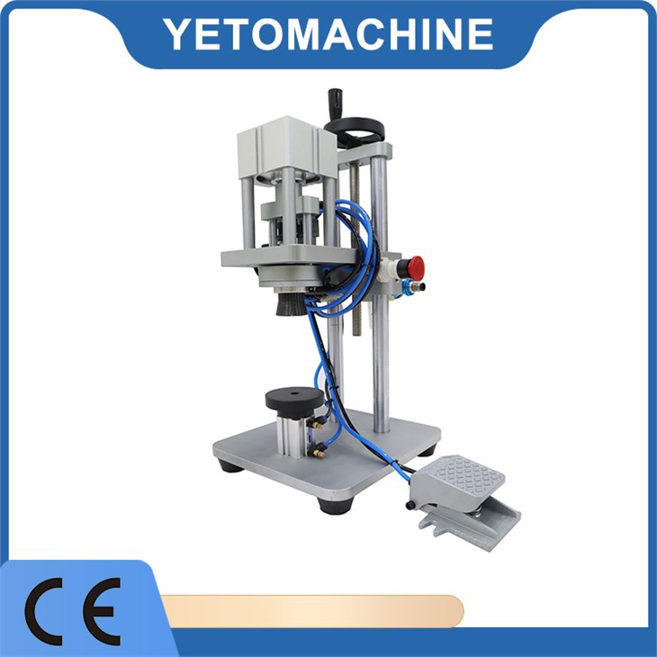 Customized Penumatic PErfume Glass Bottle Crimping Machine