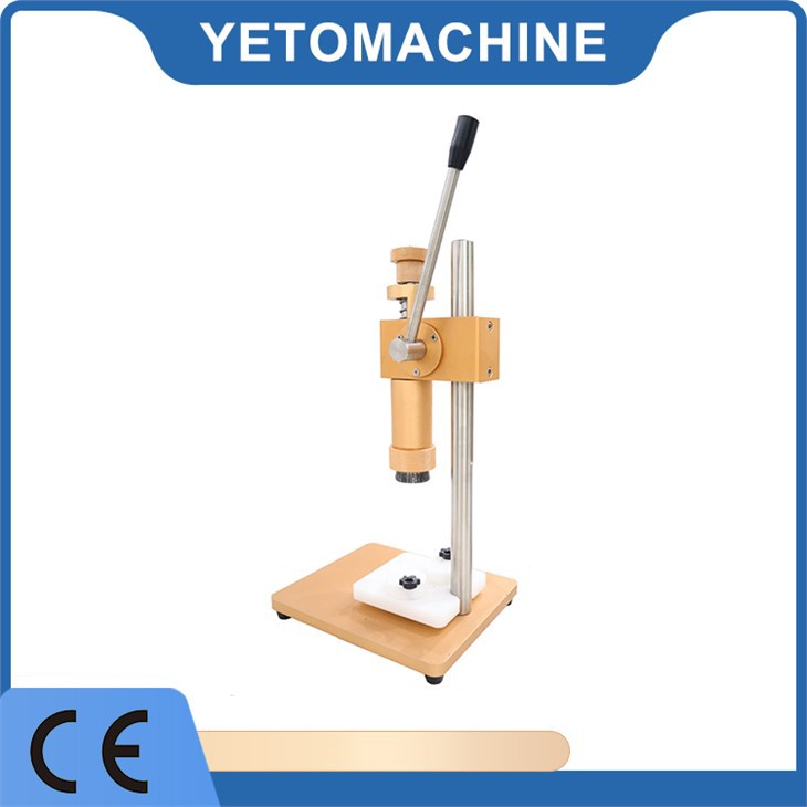 Manual Perfume Glass Bottle Aluminm Cap Crimping Machine
